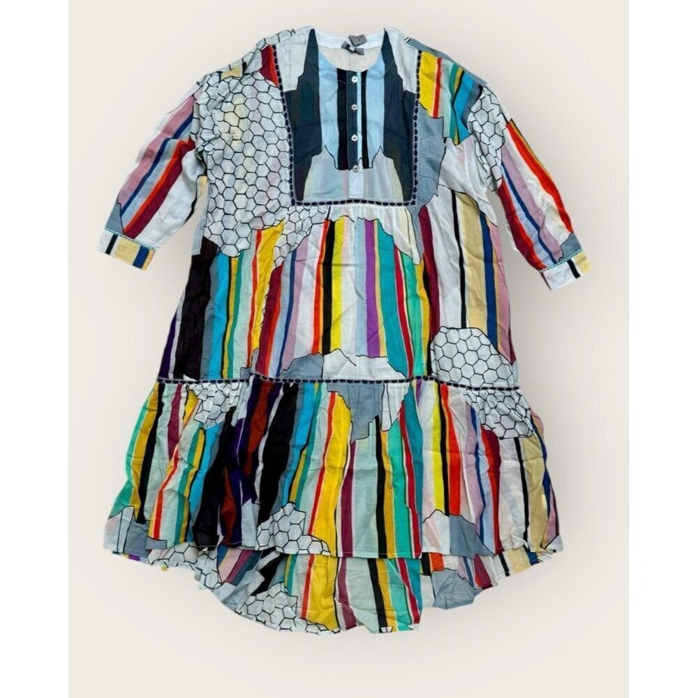 Conditions Apply Sz XS Dress Colorful Geometric Anthropologie New NWT